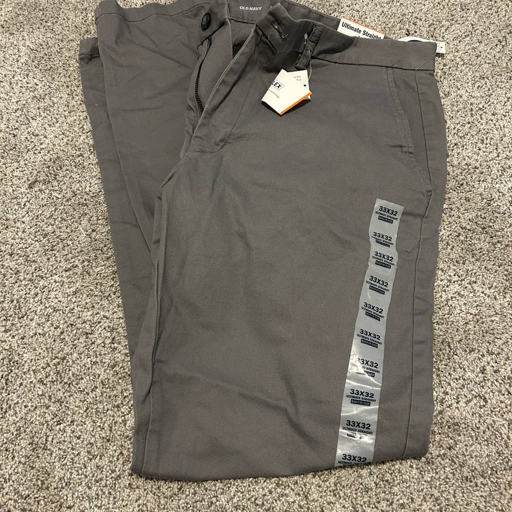 Old Navy Men's Gray Chinos
